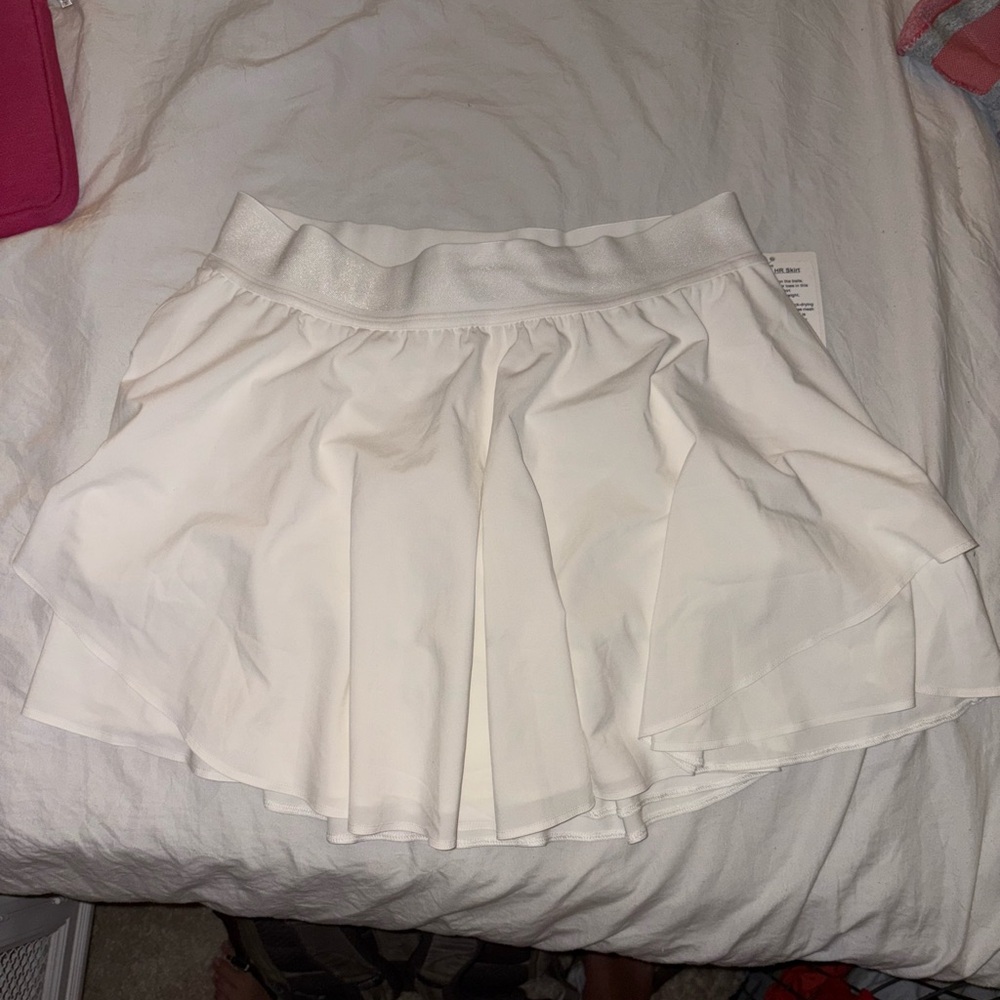 White Lululemon Flowy Skirt